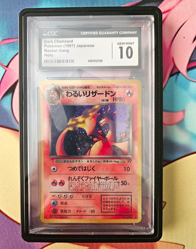 Cgc dark charizard rocket - cgc,