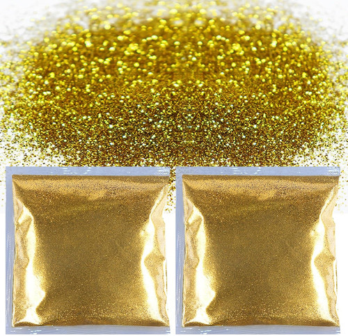 Oro glitter polvere - oro,
