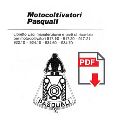 Pasquali 917 manuale - 917.21, uso