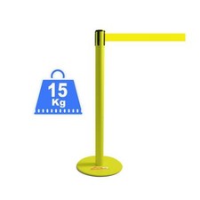 COLONNINA GIALLA 15 KG BASE PIATTA NASTRO TENDINASTRO TENDI FETTUCCIA TENDILINEA