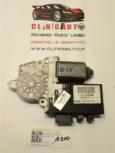 Motorino alzavetro anteriore - alzavetro,