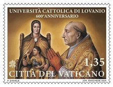 VATICANO 2025 UNIVERSITA' CATTOLICA DI LOVANIO FRANCOBOLLO NUOVO