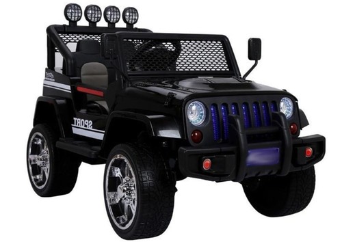 Jeep nera auto elettrica per - jeep,