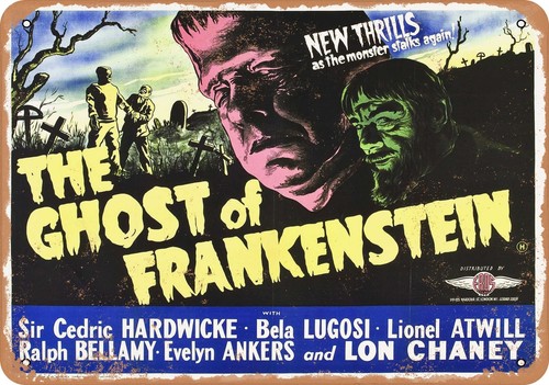 Insegna metallo fantasma - in,