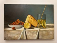 Olio su  tela 50 X 35 cm Quadro firmato Di Grande + certificato pezzo unico