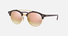 Ray Ban RB4346 990/7O Clubround Doppio Ponte Rame Gradiente Flash