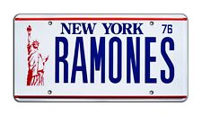 The Ramones | Punk Rock RAMONES | Targa replica New York timbrata in metallo
