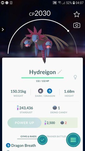 Hydreigon - (deino, evolution)