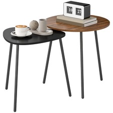 HOMCOM Set 2 Tavolini