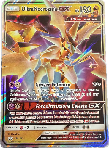 Ultra necrozma promo sm - necrozma, gx