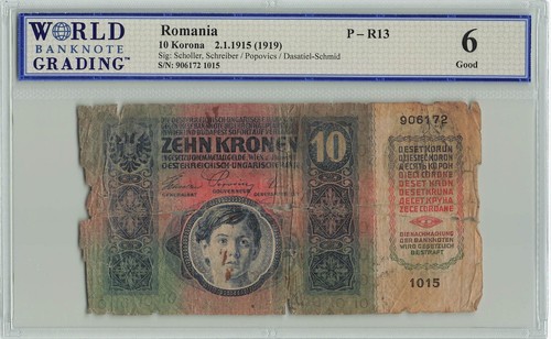 Romania corone 1915 - 10,