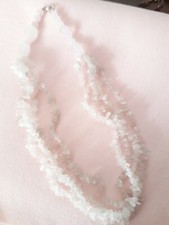 Collana multifilo quarzo - collana,