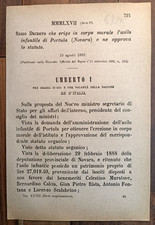 PORTULA 1888 REGIO DECRETO X ASILO INFANTILE-6371