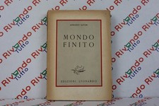 ARMANDO SAPORI MONDO FINITO