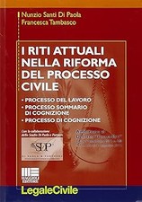 I riti attuali nella riforma