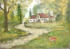 Dipinto ad olio contemporaneo