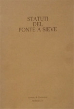  - Statuti del Ponte a Sieve