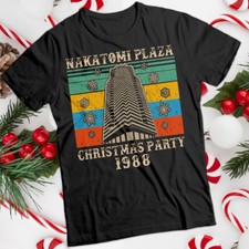 T-shirt Nakatomi Plaza festa di Natale maglietta uomo e donna #MC