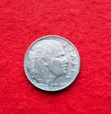 MONETA Centes.20 1940 ITALIA / VITT. EM. III RE E IMP. XVIII anno fascista.Rara 