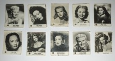Figurine Illm Milano Vintage Foto 3.5x5cm Betty Grable Marlene Dietrich G.Rogers