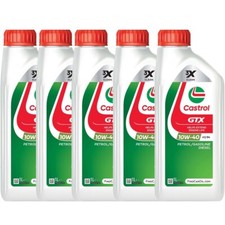 OLIO MOTORE AUTO CASTROL GTX ULTRACLEAN 10W-40 A/B 5 LT LITRI - OFFERTISSIMA