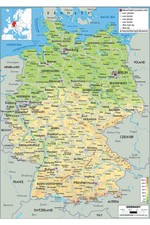 Mappa Germania carta