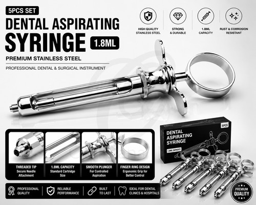 5pcs siringa aspirazione - siringa,