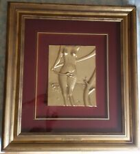 Salvador Dalì| ADAMO EVA E ILPECCATOORIGINALE| QUADRI BASSORILIEVO ARGENTO E ORO