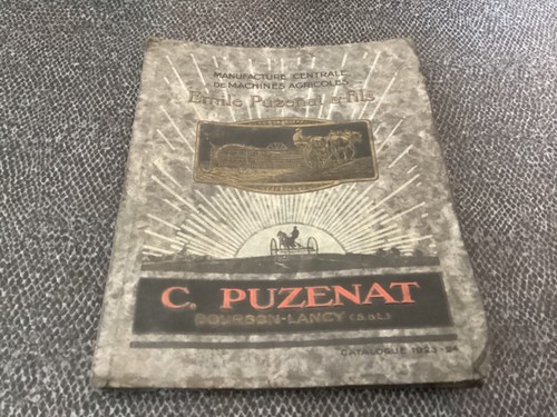 Ancien catalogue emile puzenat - ancien,