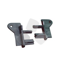 AWITALIA Coppia Corsoi a cricchetto per zanzariere laterali e verticali