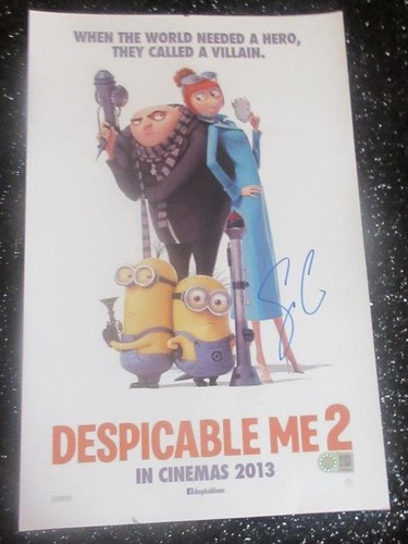 Steve carell gru - firmato, 11x17