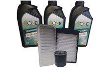 KIT TAGLIANDO CITROEN C1 PEUGEOT 107 TOYOTA AYGO 1.0 BENZINA CON 3 LT 10W40 SIN.