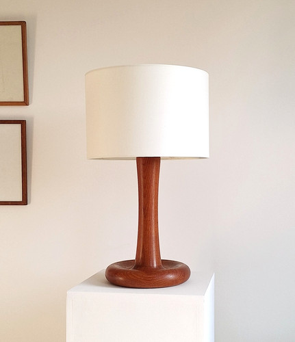 Danish dyrlund teak lamp mid - danish,
