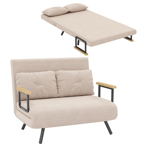 Homcom divano letto 1 - divano, 3