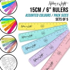 AW Plastic Rulers 6 Inch /