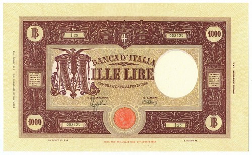 1000 lire barbetti grande - lire,