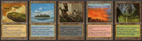Card cycling land - card, saga