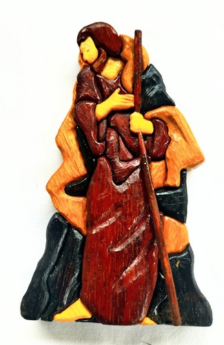 Statuetta giuseppe legno - statuetta, in