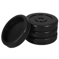 4 Pezzi Ponte Rotante Jack Pastiglie Sollevamento Auto Paranco Ricambi Auto Gomma Tonda