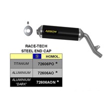 Marmitta ARROW slip-on