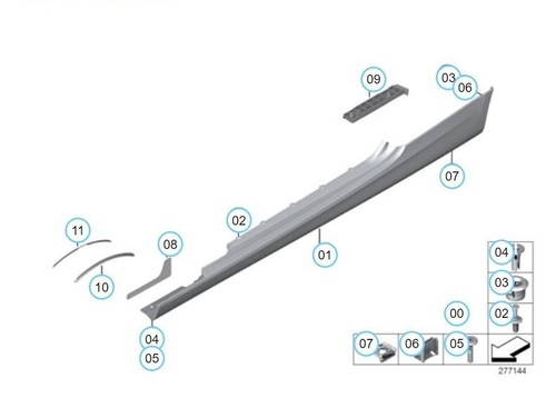 Bmw e92 e93 kit fissaggi - e93,