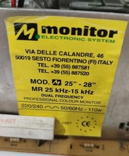 Monitor Arcade Cabinet CRT Mod 25/28 Dual Frequency 25kHz/15kHz