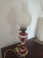 Lampada In Porcellana E Ottone