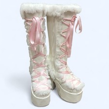 Stivali donna Demonia Camel