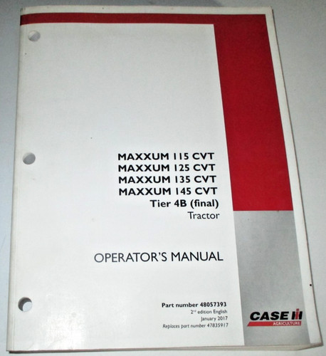 Case maxxum 115 125 135 - ih,