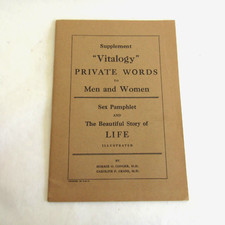 Vintage VITALOGY Private Words