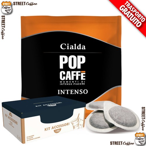 150 cialde filtrocarta caffè - 150,