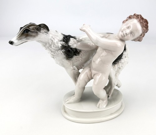 Rosenthal putto con levriero - putto,
