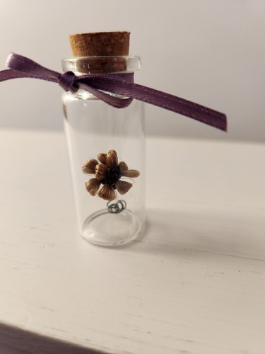 Handmade hairwork flower - hairwork,