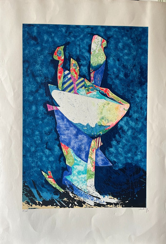 Litografia gianni dova - dova, 70x100
